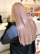 ルーム(Loom.)&nbsp;ハイトーン顔周りレイヤーカットケアブリーチブリーチカラー