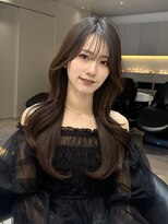 ロンド ロワール 門前仲町(Lond Loire)&nbsp;韓国レイヤーカット/くびれ巻き/前髪顔周り/セミディ[門前仲町]