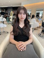 ★岡田有加★20代30代★銀座★シースルーバング＆ウェーブ