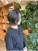 切りっぱなしパツットボブ