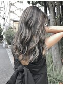 白髪ぼかし脱白髪染め似合わせロングレイヤー40代50代60代♪