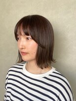 ティピ(tipi) ☆切りっぱなしボブ×サイドバング☆