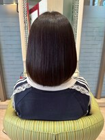 ビス ヘア アンド ビューティー 西新井店(Vis Hair&Beauty) 小顔レイヤーロブヘアウルフカットブリーチなしココアブラウン