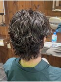 大分メンズセンターパートメンズカットメンズパーマサーフカール
