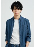 #磐田　黒髪メンズパーマ