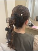 【ポニーアレンジ】 金山/名古屋/ヘアセット