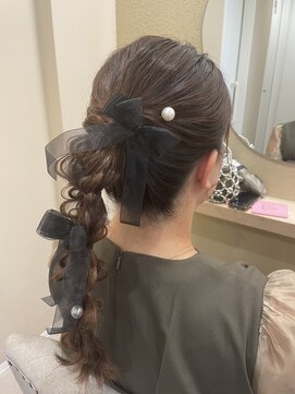 ランリ 金山 名古屋(Ranri) 【ポニーアレンジ】 金山/名古屋/ヘアセット