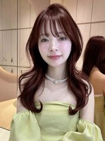 グロー 大宮(GLROW) ▲レイヤーカット顔まわり前髪矯正オリーブベージュharuhi