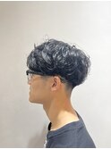 定番シャドウパーマ