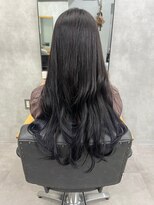 クラン 岡本(Chlan)&nbsp;グラデーションブルーアッシュ×艶ロング