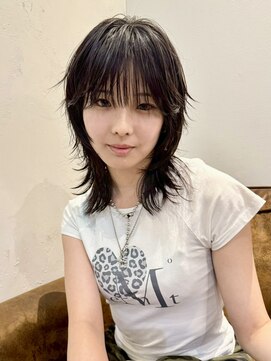 エムスラッシュ たまプラーザ(M.SLASH) 韓国レイヤー/ハッシュカット/顔まわりレイヤー/ウルフセミディ