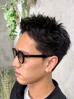 アポロ 横浜駅店(apollo)&nbsp;MEN’S HAIR/サーフカール/刈り上げセンターパート/ブリーチ