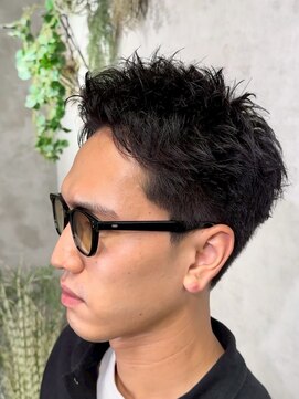 アポロ 横浜駅店(apollo) MEN’S HAIR/サーフカール/刈り上げセンターパート/ブリーチ