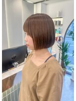 ロンドリゼル 札幌(Lond RiseL) オリーブグレー/前髪/ボブ/マロンベージュ/レイヤーカット/小顔