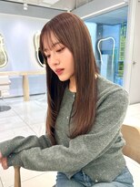 エジョン 三鷹店(Aejon) レイヤーカット/韓国レイヤー/ブラウンカラー/ヘーゼルブラウン