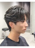 フェザーパーマセンターパート毛流れフェザーショート吉祥寺