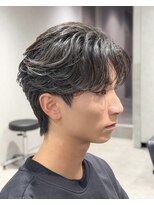 テクト バイアッシュ 吉祥寺店(Tect by Ash)&nbsp;フェザーパーマセンターパート毛流れフェザーショート吉祥寺