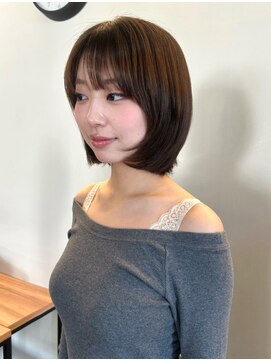 ナループロア ルームー(Nalu pu loa ROOMOO) レイヤーボブ/ボブレイヤー/タッセルカット/韓国ボブ