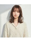 20代30代40代絶壁解消ひし形小顔前下がりミディアムボブ【越谷】