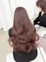 アイシー 表参道(ICY) 後ろ姿盛れる*ブリーチなし透明感カラーピンクベージュ