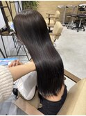 透明感ダークブラウン