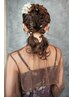 【お呼ばれヘアセット】¥5500 大切な日の華やかアレンジ