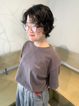 ビスチェ(Vische) ショート×ニュアンスパーマ