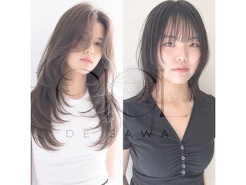 シエル ドゥ サワ(ciel de SAWA)の写真/あなたらしさを引き出す、顔まわりデザイン。[レイヤー/髪質改善]