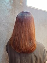 アンバール(amberl) 明るめブラウンボブ×よみがえりヘッドスパ