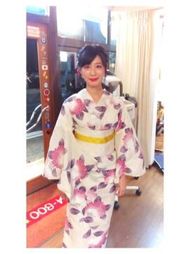 ヘアーデザイン アブー(hair design A BOO) 花火大会℃-uteに**