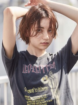 ヘアサロン ドットプラス 町田店(dot. plus) オレンジベージュ×エアリーミディ 町田