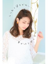 大人可愛い♪骨格補正グレージュミディアム