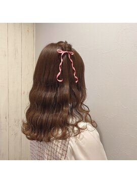 ヘアセット アリエス 新宿駅前店(aries) simpleハーフツイン