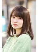 垢抜けシースルーバング☆愛されミディアム　新宿代々木
