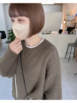 リベッタ(Ribetta) コンパクトボブ+ベージュカラー