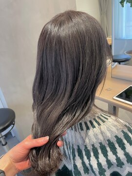 ガリカ 渋谷(Gallica) 【穂乃華】透明感ラベンダーグレージュ/ブリーチカラー<渋谷>