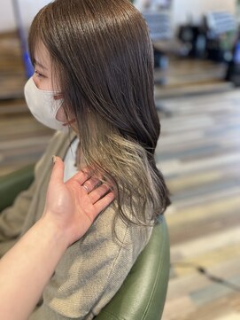 ヘアースパリゾート リアン 燕三条店(Lien) インナー　ベージュ