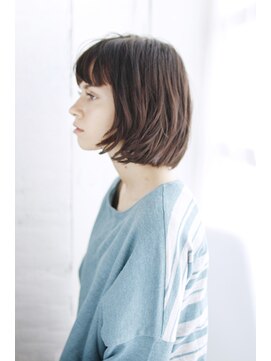 カフープラスエヌ(KAFUU+n) 20代30代40代 ダークアッシュで大人ボブ【彦根】