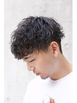 クオンヒール 堺筋本町店(QUON HEAL) 軽めマッシュ×波巻きパーマ