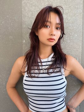 ロンドローズ 名古屋(Lond damaskRose) グレージュカラー 韓国ヘア 顔まわり イヤリングカラー 33