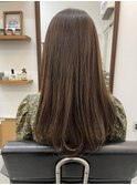《kitin吉祥寺》透け感ベージュ ストレートロング