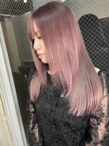 ラニヘアサロン(lani hair salon)&nbsp;ラベンダーミルクティー/艶ロング/レイヤーカット【大名/天神】