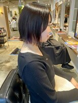 ナルヘアー 越谷(Nalu hair)&nbsp;30代40代50代越谷美容室/肩上ボブ/インナーカラー