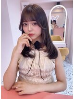 ボタン シブヤ(VOTAN SHIBUYA) ラベンダー/グレージュ/韓国ヘア/渋谷/レイヤー/顔まわり