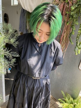 フィン(fin,) fin,/ブリーチ/パーマ/ハイトーン/ダブルカラー/インナーカラー