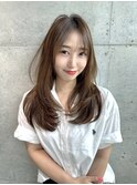 ★魅力倍増カールセミディシアーカラー姫カットダークアッシュ★
