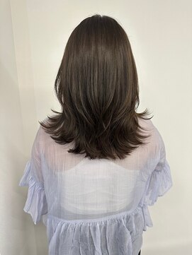 ノウハウ キョウト(KNOWHOW kyoto) ワンカールレイヤー/くびれヘア/暗髪ベージュ