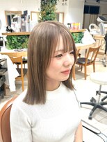 アルクバイネオリーブ 荻窪店(arc by neolive)&nbsp;切りっぱなしのミディ×ダブルカラーベージュ