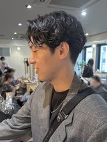 ノラ ギンザ(NORA GINZA)&nbsp;スパイラルパーマニュアンスパーマカルマパーマビジネスヘア黒髪