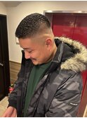 極悪パーマハイスキンフェードアイロンパーマ短髪ベリーショート